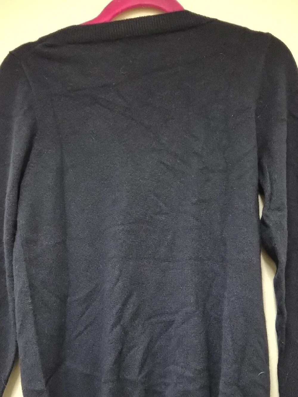 J. Crew Women's V-Neck Long Sleeve Sweater - Black Size M